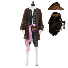 Pirates of the Caribbean Jack Sparrow Cosplay Costume