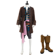Pirates of the Caribbean Jack Sparrow Cosplay Costume