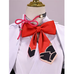 Cosplay Costume Evanescia Honkai: Star Rail Jeu Cosplay Robe Blanche et Bleue Femme