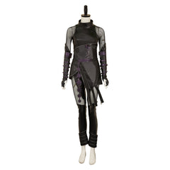 Rumi Mira Zoey Tenue Noire en Cuir Cosplay Costume