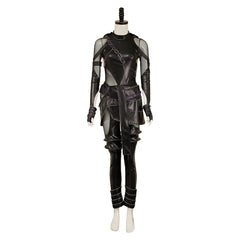 Rumi Mira Zoey Tenue Noire en Cuir Cosplay Costume