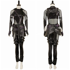 Rumi Mira Zoey Tenue Noire en Cuir Cosplay Costume