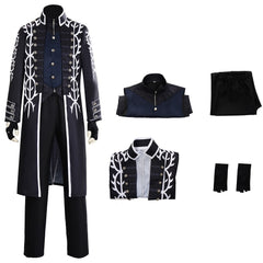 Devil May Cry(2025) Vergil Tenue Noire Cosplay Costume