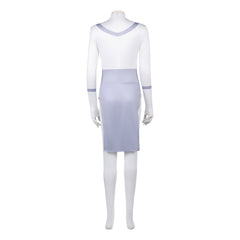 Cosplay Costume Viltrumite Thula Invincible 4(2026) TV Cosplay Robe Blanche et Violette Femme