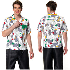 Stranger Things Saison 4 Dustin Henderson Chemise Cosplay Costume