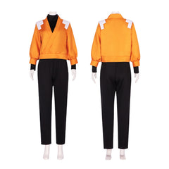 Cosplay Costume Yoruichi Shihouin Anime Cosplay Tenue Orange et Noire Adulte