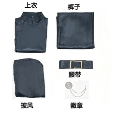 Cosplay Costume Dr.Doom Avengers 5(2026) Film Cosplay Tenue Grise Homme