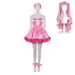 Cosplay Costume Mizi Zombie Stage Alien Stage(2026) TV Cosplay Robe Rose Femme Ver.2