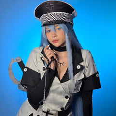 Cosplay Costume Esdeath Akame ga Kill Anime Cosplay Tenue Blanche Femme