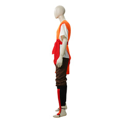 Cosplay Costume Aang Avatar: The Last Airbender 2(2026) TV Cosplay Tenue Orange Homme