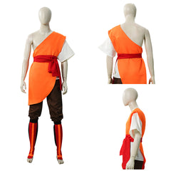 Cosplay Costume Aang Avatar: The Last Airbender 2(2026) TV Cosplay Tenue Orange Homme