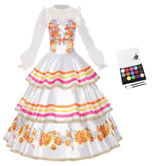 Barbie 2025 Día De Muertos Robe du Jour des Morts Cosplay Costume