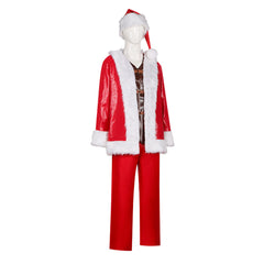 Cosplay Costume Nick Violent Night 2(2026) Film Cosplay Tenue de Père Noël Rouge Homme