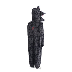 Adulte & Enfant Stranger Things S5(2025) Demogorgon Pyjama Combinaison Grise Cosplay Costume