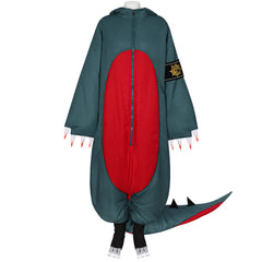 Gachiakuta Guita Tenue Grise et Rouge Cosplay Costume