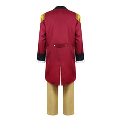 Cosplay Costume George Washington Tenue Président Rouge