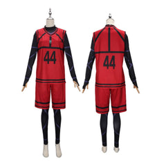 Blue Lock Itoshi Rin/Chigiri Hyoma Ensemble de T-shirt Rouge Cosplay Costume