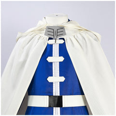 Frieren: Beyond Journey's End Himmel Tenue Bleue et Blanche Cosplay Costume