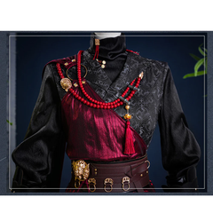 Femme Where Winds Meet(2025) San Geng Tian Unifrome Rouge Wuxia Hanfu Cosplay Costume
