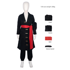 Enfant One Piece Vendi Wano Roronoa Zoro Cosplay Costume