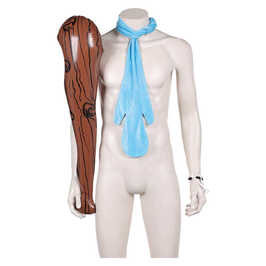 The Flintstones Fred Flintstone Cravate+Baguette Gonflable+Bracelet Cosplay Accesspore