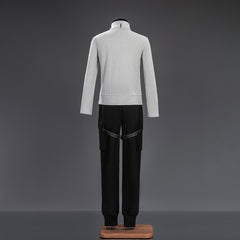 Homme Arknights: Endfield(2026) Endministrator Tenue Grise Cosplay Costume