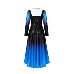 Cosplay Costume Evie Descendants: Wicked Wonderland(2026) Film Cosplay Tenue Bleue et Noire Femme Ver.2