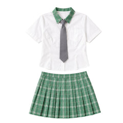 Cosplay Costume Mizi Alien Stage(2026) TV Cosplay Uniforme Blanche et Verte Femme