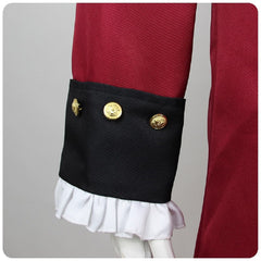 Cosplay Costume George Washington Tenue Président Rouge