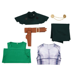 Cosplay Costume Enfant Dr.Doom Avengers 5(2026) Film Cosplay Tenue Verte
