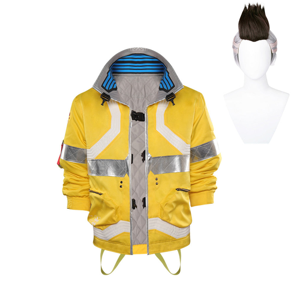 Adulte Cyberpunk Edgerunners David Martinez Veste Cosplay Costume Carnaval