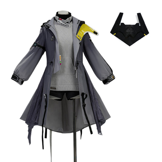 Arknights: Endfield(2026) Femme Endministrator Tenue Grise Cosplay Costume