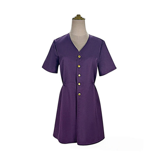 Cosplay Costume Beth Evil Dead Rise Film Cosplay Robe Violette Femme