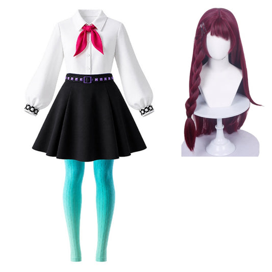 Cosplay Costume Billie Hexed(2026) Film Cosplay Tenue Noire et Blanche Enfant