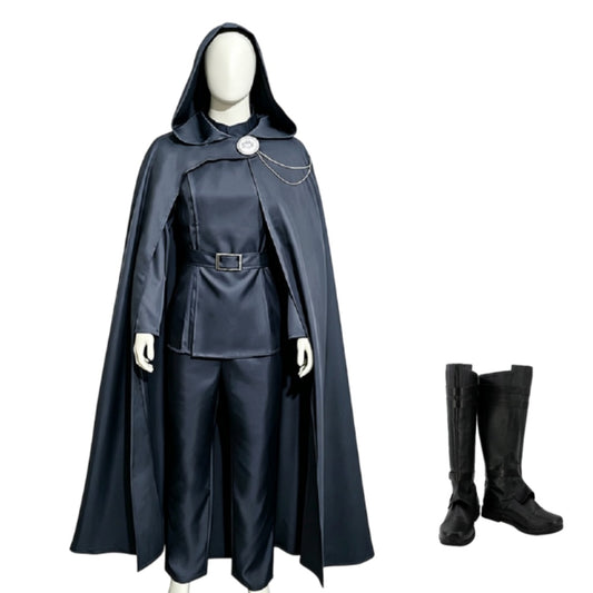 Cosplay Costume Dr.Doom Avengers 5(2026) Film Cosplay Tenue Grise Homme Chaussures 1