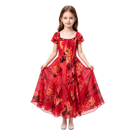 Cosplay Costume Enfant Patricia Widow's Bay(2026) TV Cosplay Robe Rouge