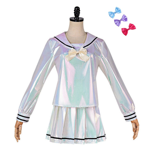 Cosplay Costume KAngel Needy Girl Overdose(2026) Anime Cosplay Tenue Argentée Femme