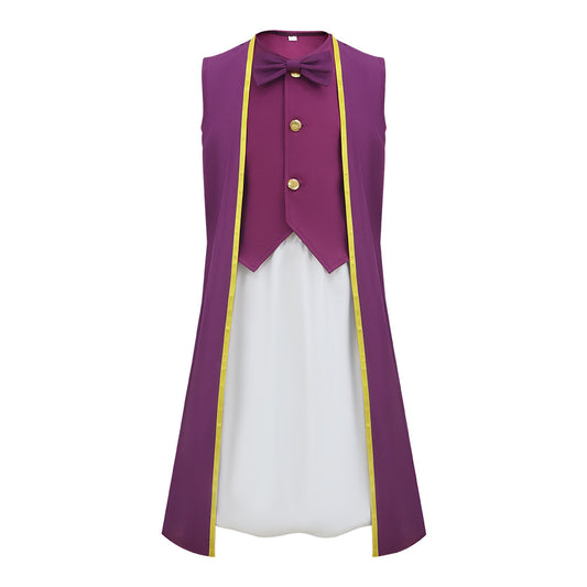 Cosplay Costume Toad The Super Mario Galaxy Movie(2026) Film Cosplay Tenue Violette Enfant
