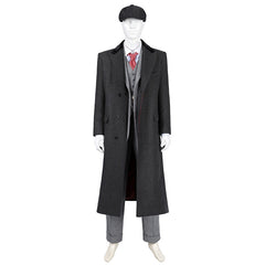 Cosplay Costume Tommy Shelby Peaky Blinders TV Cosplay Tenue Noire Homme