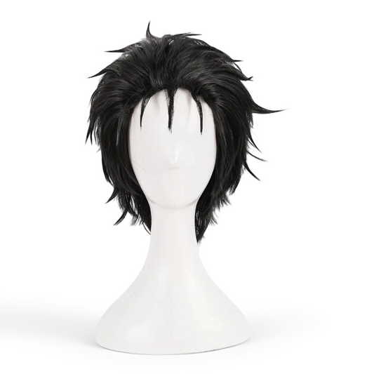 Cosplay Perruque Natsuki Subaru RE0(2026) Anime Perruque Noire Homme