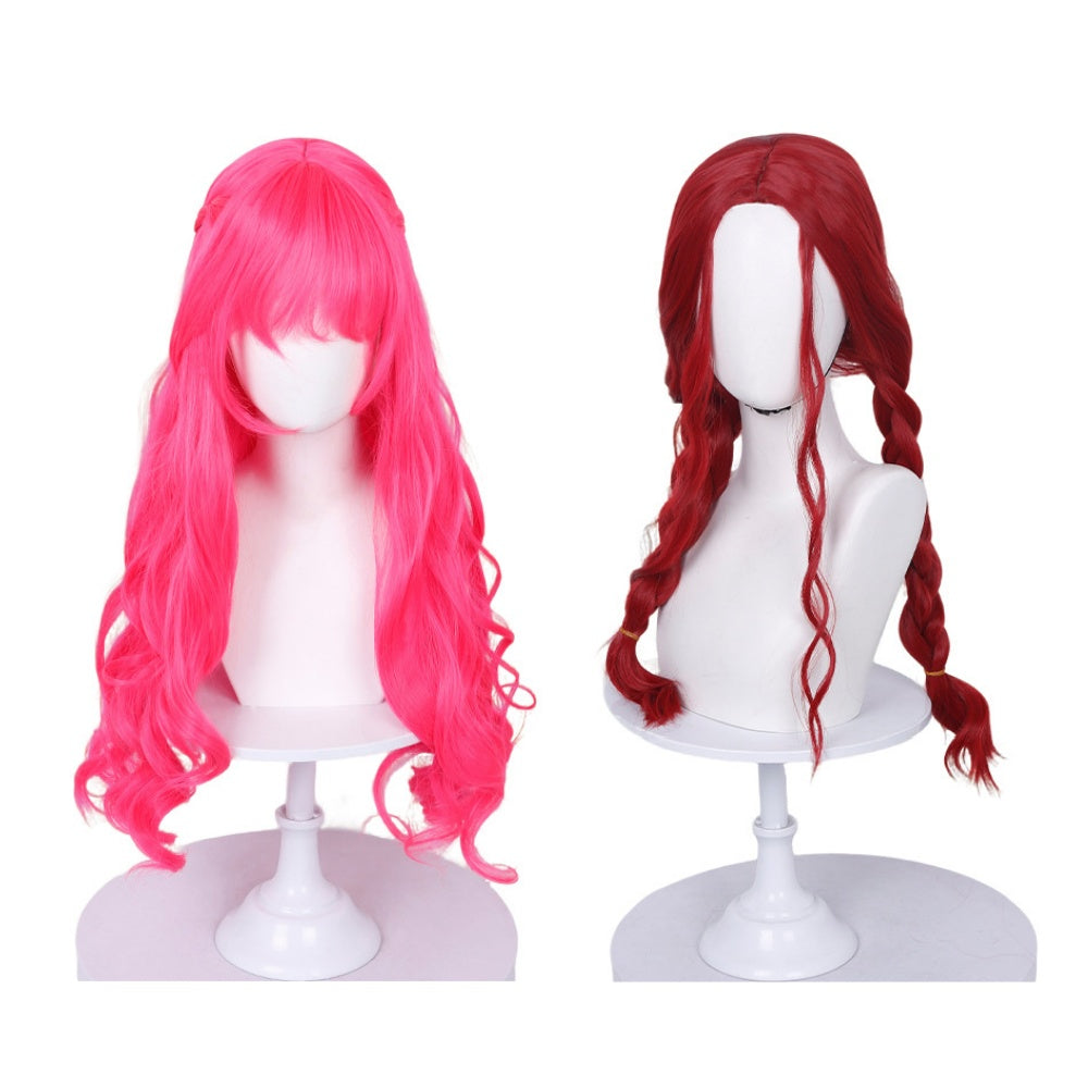 Cosplay Perruque Pink/Red Descendants: Wicked Wonderland(2026) Film Perruque Femme