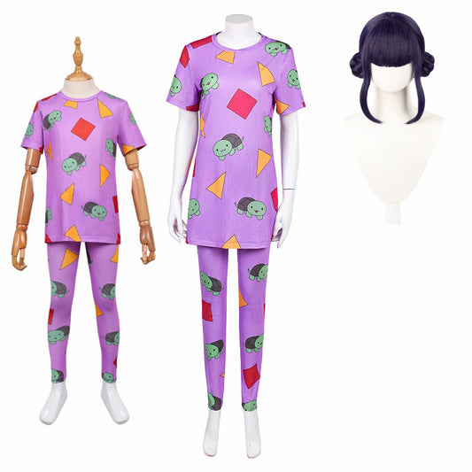 Enfant&Femme Zoey Pyjama Violet Cosplay Costume