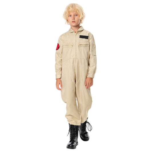 Enfant Ghostbusters Combinaison SOS Fantôme Halloween Cosplay Costume 1
