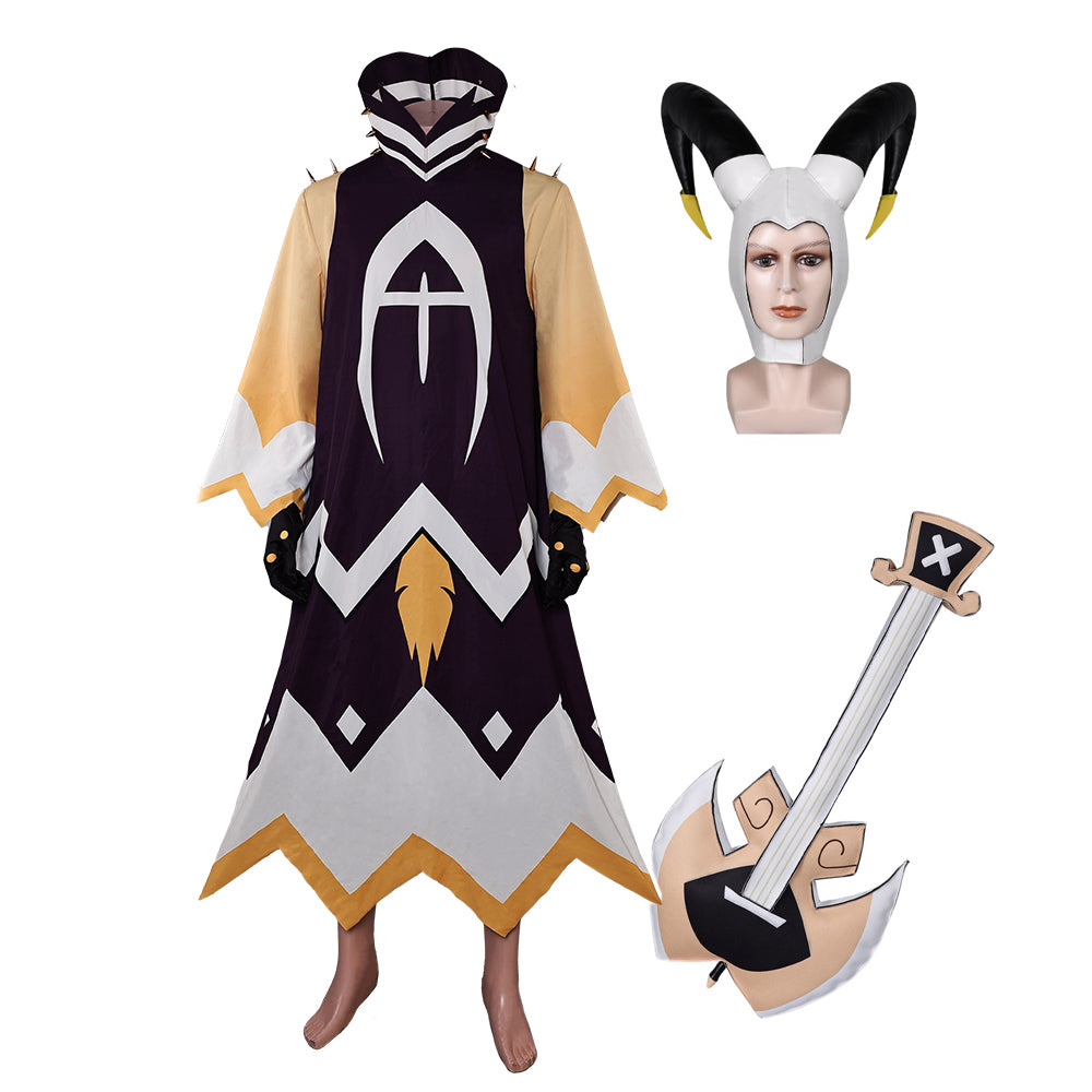 Hazbin Hotel(2024) Adam Tenue Noire Cosplay Costume