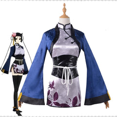 Black Butler Ran Mao Cheongsam Cosplay Costume