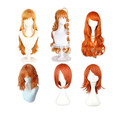 One Piece Nami Cosplay Perruques Orange