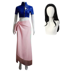 One Piece Nico Robin Robe Rose Cosplay Costume