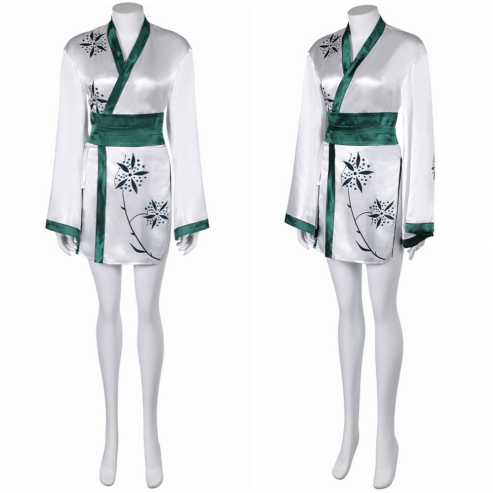ABBA Femme Anni-Frid Lyngstad 1970s Robe Courte Costume Vintage