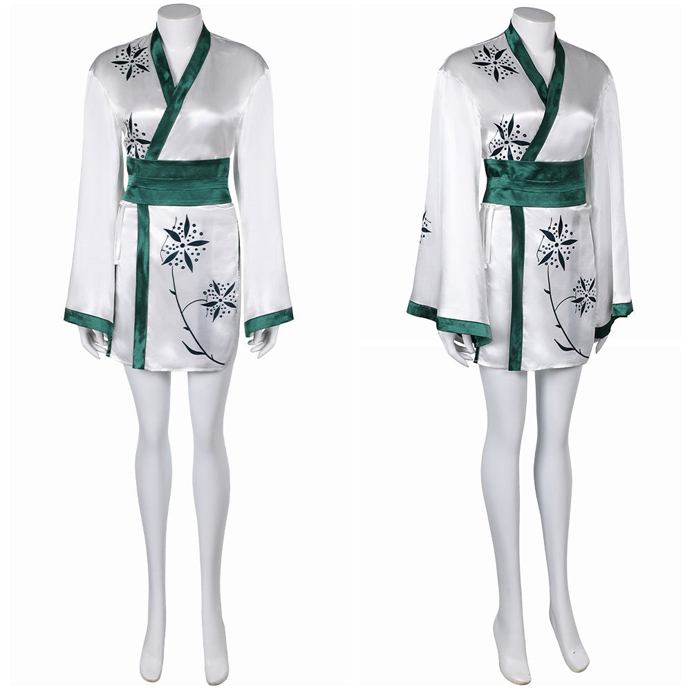 ABBA Femme Anni-Frid Lyngstad 1970s Robe Courte Costume Vintage