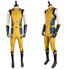 Adulte Deadpool & Wolverine(2024) Wolverine Combinaison Sans Manche Cosplay Costume Ver.2